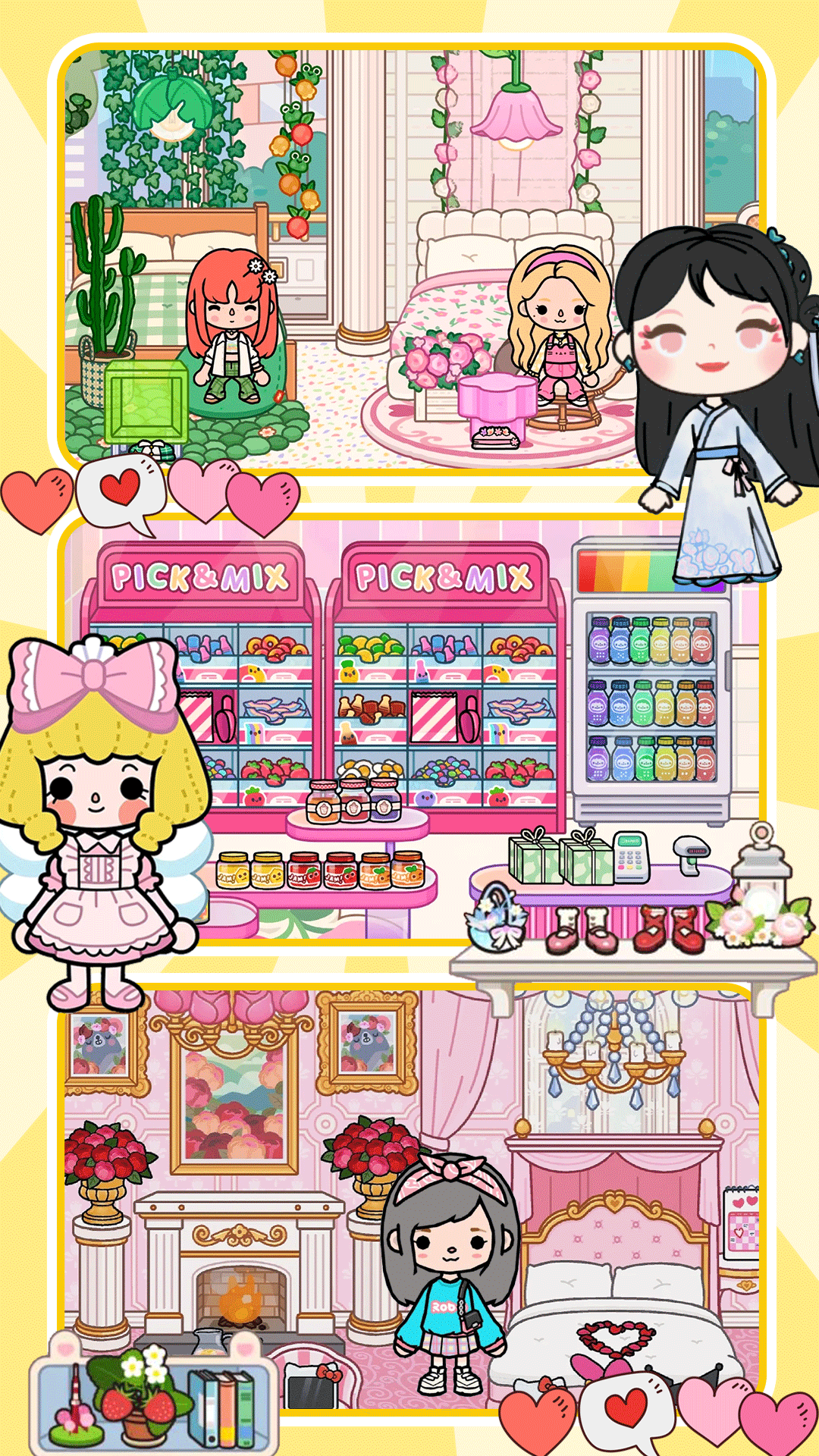 迷你神仙小镇模拟截图