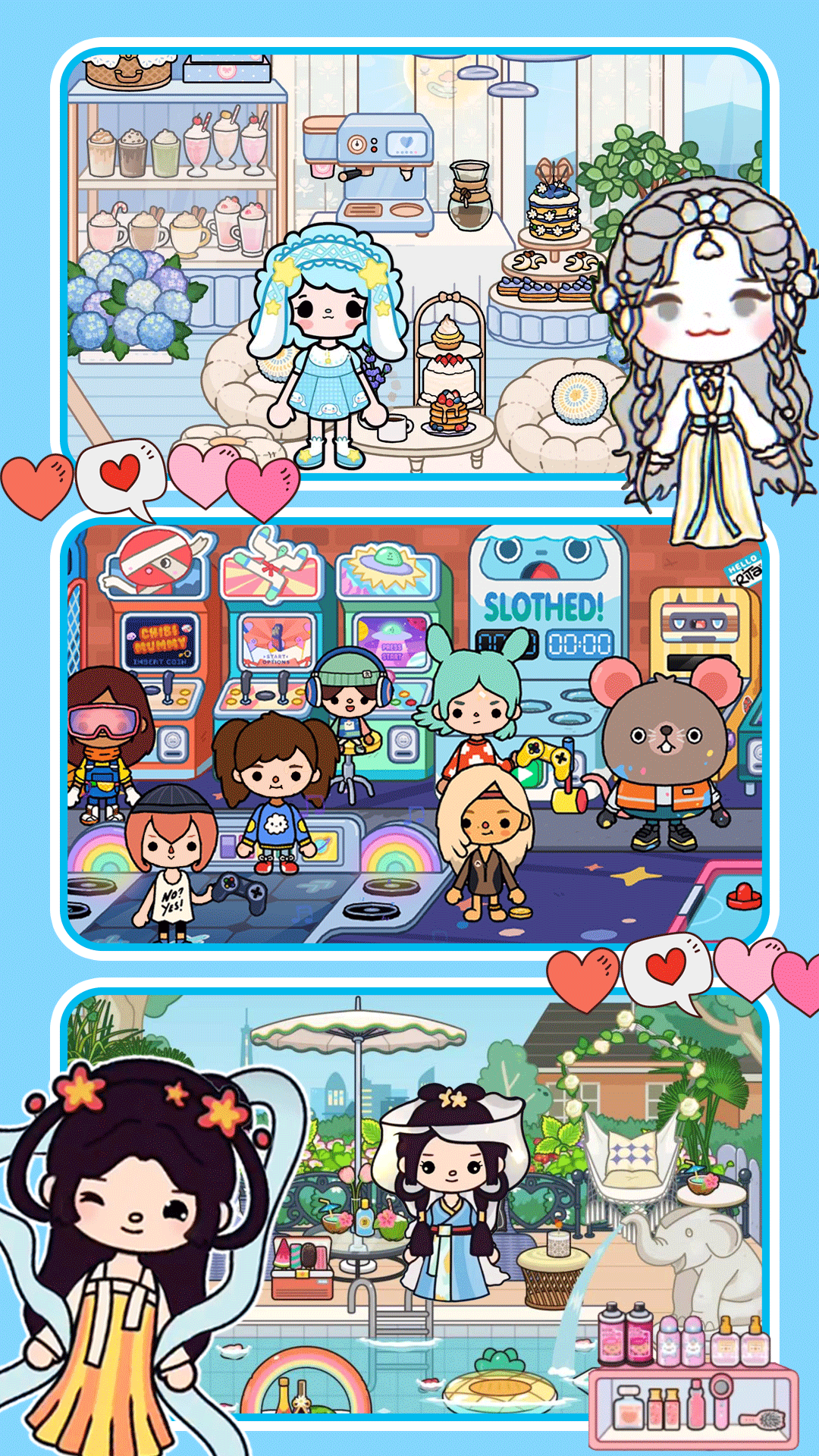 迷你神仙小镇模拟截图