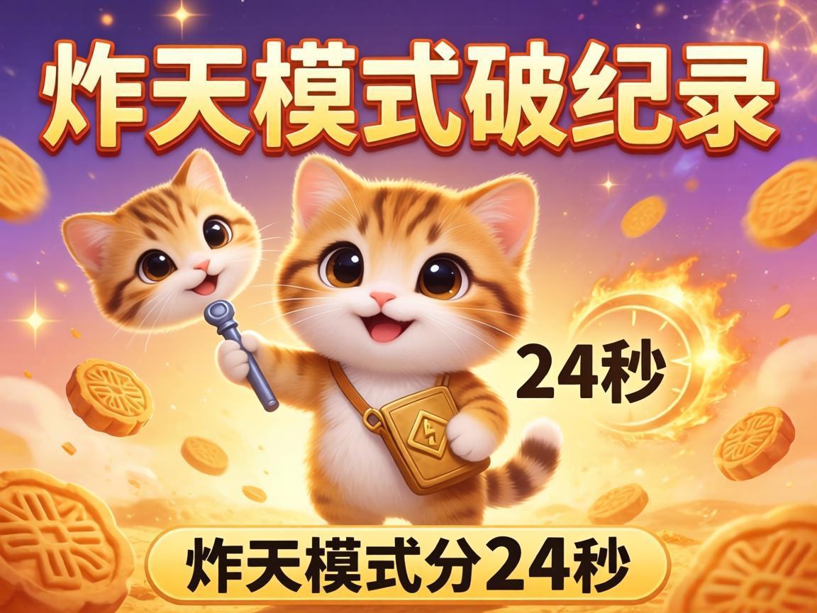 小炸天模式破纪录1分24秒