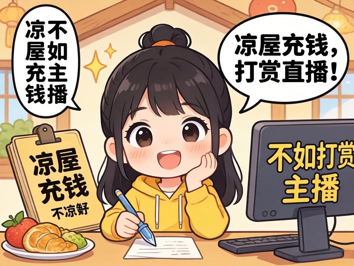 别给凉屋充钱，不如打赏主播